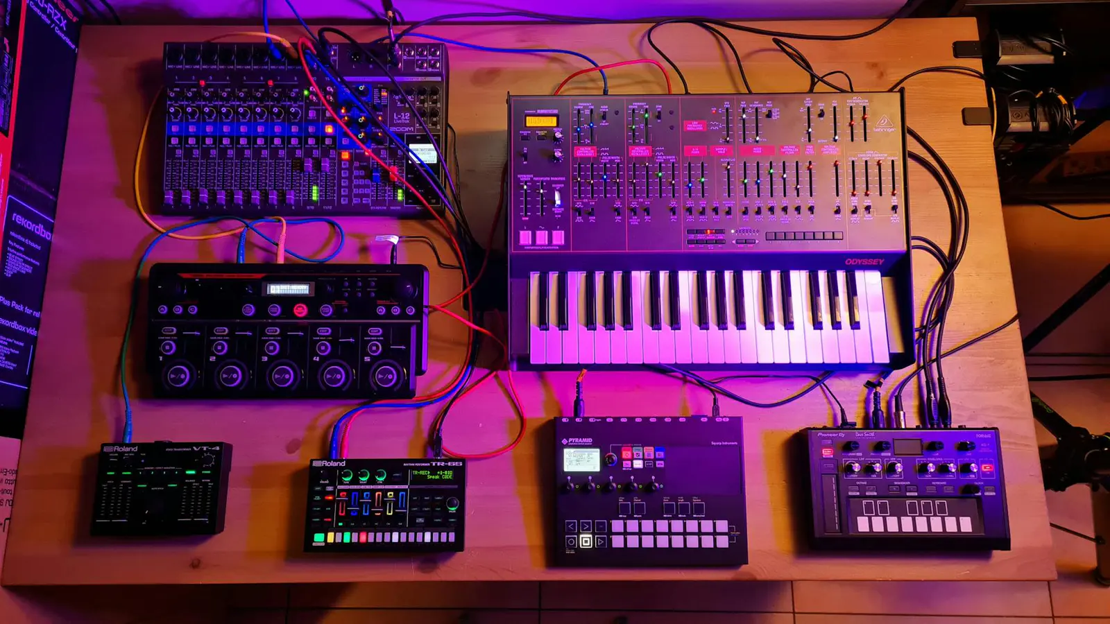 Current studio setup and testing